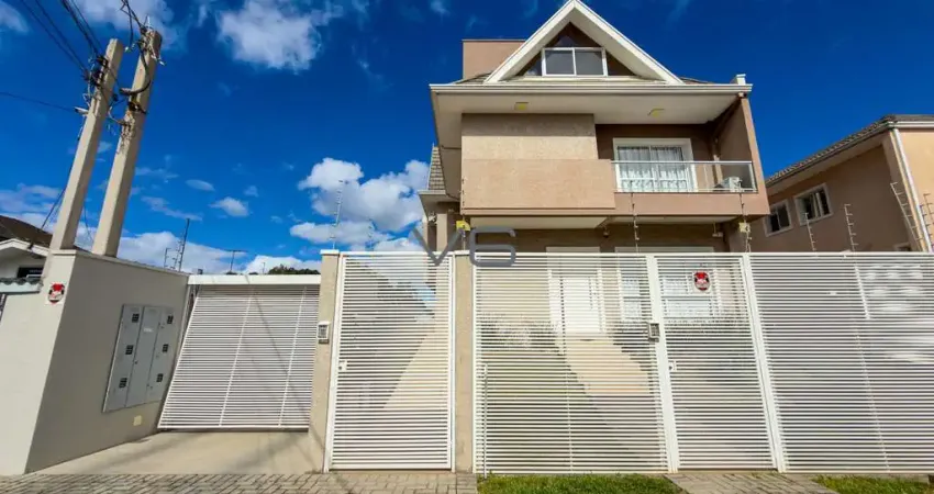 Sobrado em condomínio com 3 quartos, 1 suíte, 2 vagas de garagem, 185,61m² privativos, em santa felicidade, curitiba-pr.