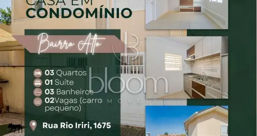 Casa em condomínio fechado com 3 quartos à venda na Rua Rio Iriri, 1675, Bairro Alto, Curitiba