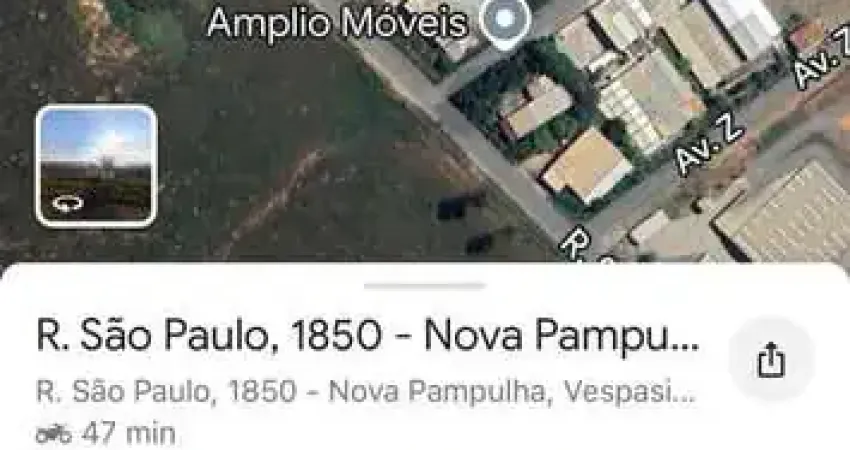 Terreno comercial à venda na Rua Rua São Paulo, 1850, Nova Granja, Vespasiano