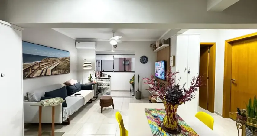 Apartamento de 1 dormitório, 54 m² privativos, sala integrada, cozinha Americana, churrasqueira, mobiliado, Zona Nova,Capão da Canoa.