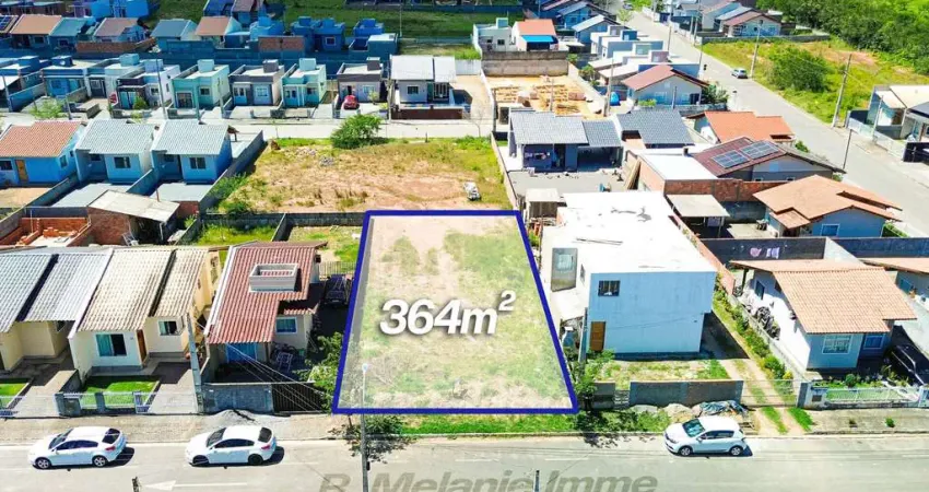 Terreno de 364 m² plano e murado à venda no parque arapongas em indaial!