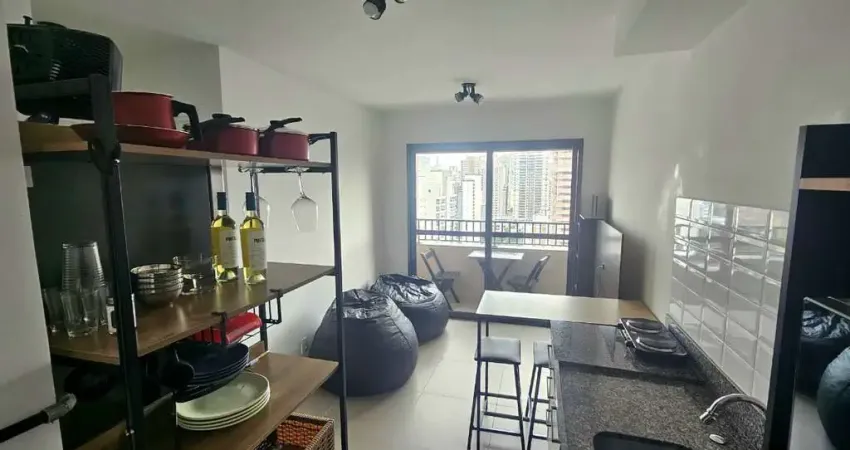 Apartamento tipo para locação em água branca com 1 quarto, 29m²
