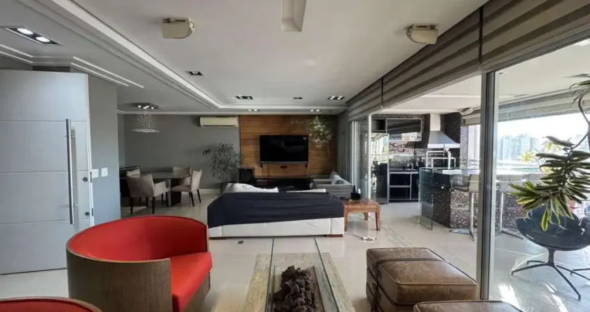 Apartamento tipo para locação em vila romana com 3 quartos, sendo 3 suítes, 206m²