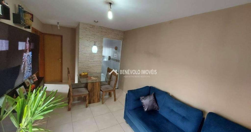 Apartamento com 2 dormitórios à venda, 49 m² por R$ 175.000,00 - Jardim Ísis - Cotia/SP