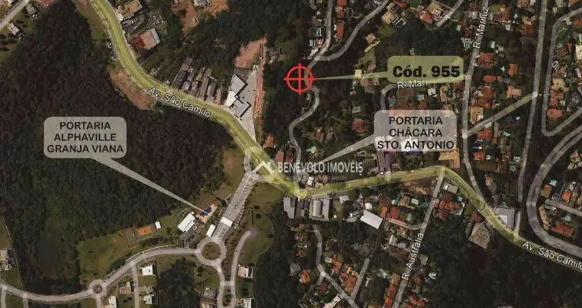 Terreno à venda, 570 m² por R$ 295.000,00 - Granja Viana - Carapicuíba/SP