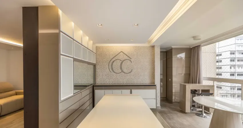 Apartamento mobiliado 3 Quartos com Varanda e Churrasqueira em Condomínio Clube no Água Verde - 2 vagas