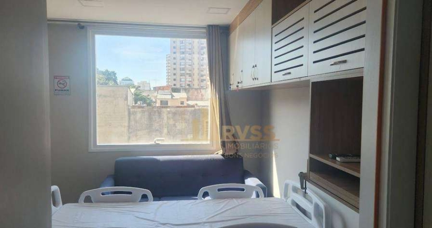 Sala comercial, 36 m² de área útil,  toda mobiliada e equipada, 2 banheiros, copa, 1 vaga