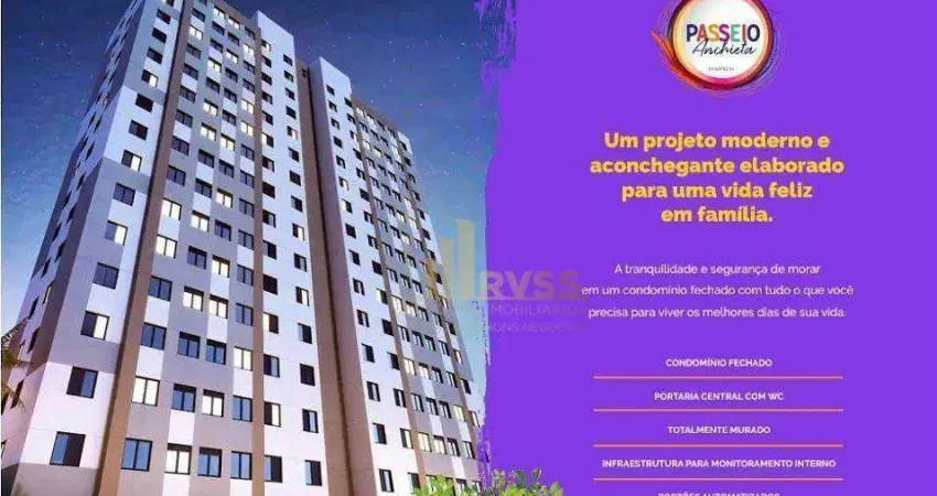 APTOS COM PLANTAS DE 38 à 40m² COM LAZER. de plantas de 38m² à 40m² - 02 dormitórios, sem varanda e vaga.