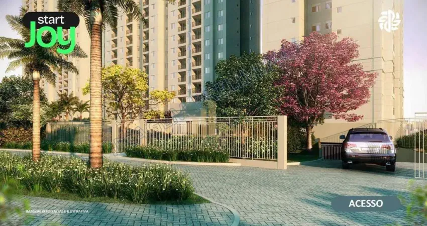 APARTAMENTOS DE 42M COM 1 DORMITÓRIO, 51M COM 2 DORMITÓRIOS E 54M COM 2 DORMITÓRIOS (SUÍTE), 1 VAGA DE GARAGEM, VARANDA E LAZER COMPLETO DE CLUB