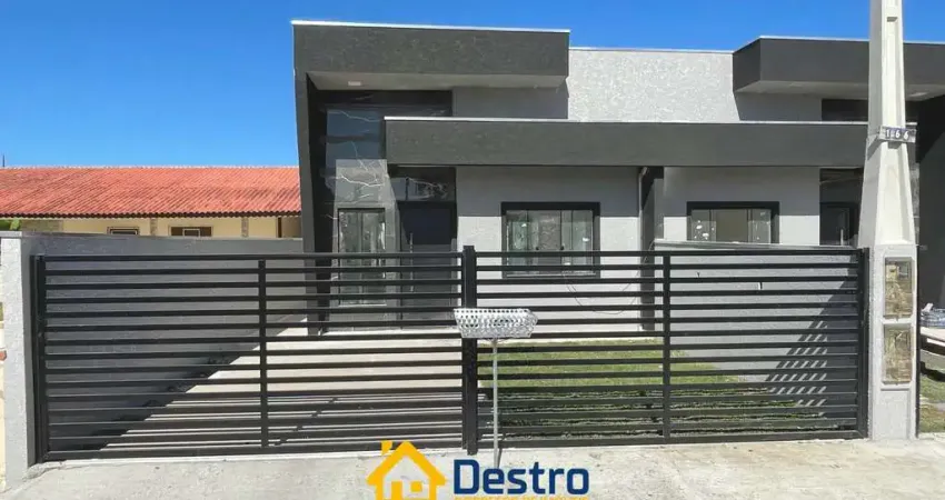 Casa para Venda em Pontal do Paraná, Canoas, 3 dormitórios, 1 suíte, 2 banheiros, 1 vaga