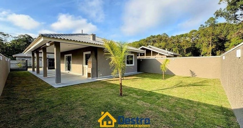 Casa para Venda em Pontal do Paraná, Guaraguaçu, 3 dormitórios, 1 suíte, 2 banheiros, 3 vagas
