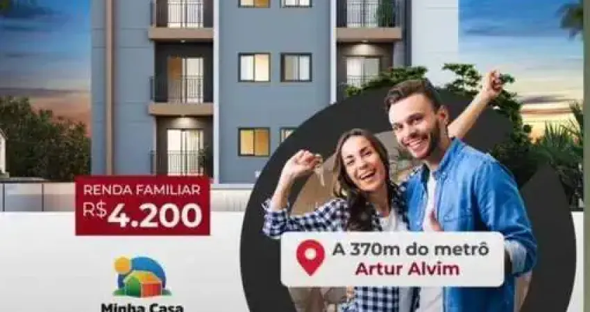 Apartamento com 2 dormitórios Próximo ao Metro à venda, 40 m² por R$ 321.900 - Parque Paineiras - São Paulo/SP