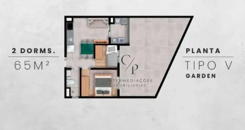 Apartamento com 2 dormitórios à venda, 65 m² com garden por r$ 609.500 - vila fernandes - são paulo/sp