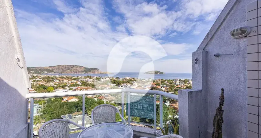 Linda Cobertura Vista Mar com 1 dormitório à venda, 112 m²