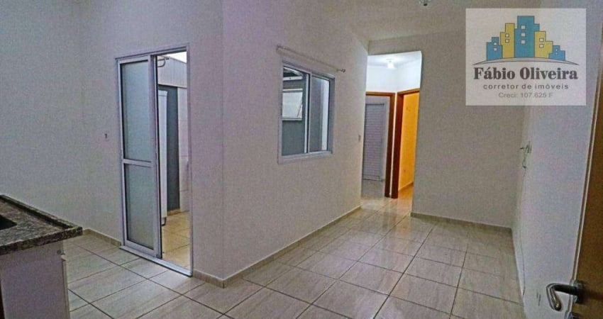Apartamento com 2 dormitórios para alugar, 39 m² por R$ 1.520,00/mês - Jardim do Estádio - Santo André/SP