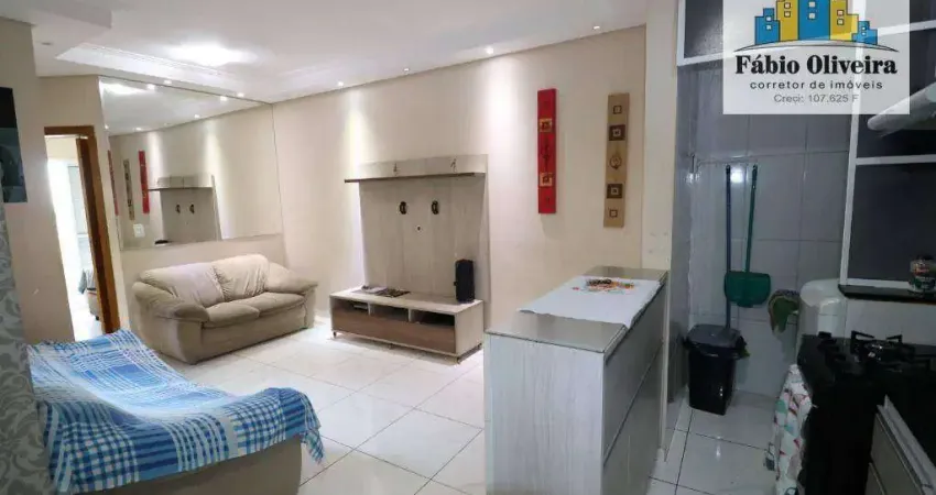Apartamento com 2 dormitórios à venda, 37 m² por r$ 230.000,00 - jardim vila rica - santo andré/sp