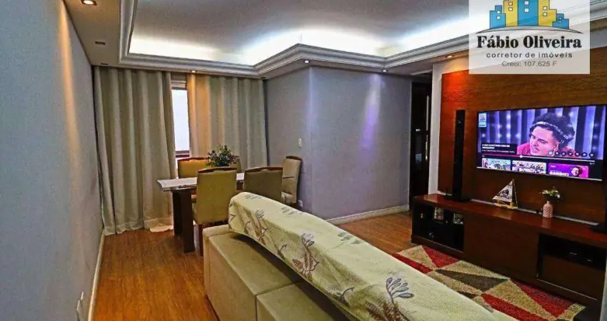 Apartamento com 3 dormitórios à venda, 69 m² por R$ 290.000,01 - Jardim do Estádio - Santo André/SP