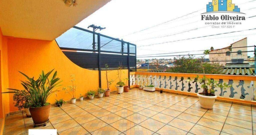 Sobrado com 2 dormitórios à venda, 193 m² por R$ 680.000 - Jardim Alvorada - Santo André/SP