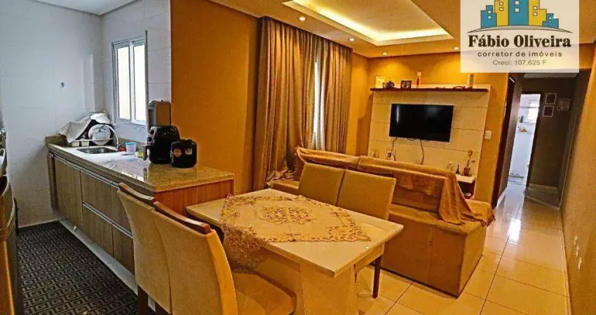 Cobertura com 2 dormitórios à venda, 55 m² por R$ 350.000,00 - Vila Guarani - Santo André/SP