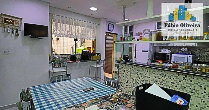 Sobrado com 3 dormitórios à venda, 176 m² por R$ 480.000 - Vila Francisco Matarazzo - Santo André/SP