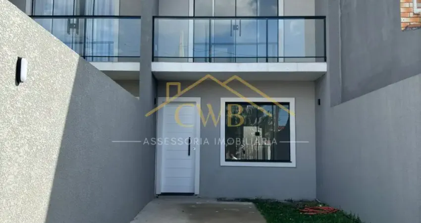 Sobrado Novo no Umbará | 2 Quartos e 2 Vagas | Design Moderno!
