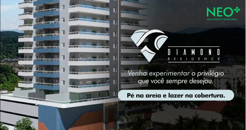 Lançamento frente mar com lazer completo em mongaguá - diamond residence