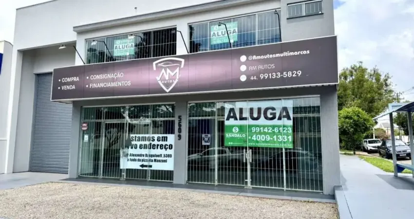 Salão comercial para alugar por r$ 8000.00, 522.16 m2 - jardim real - maringa/pr