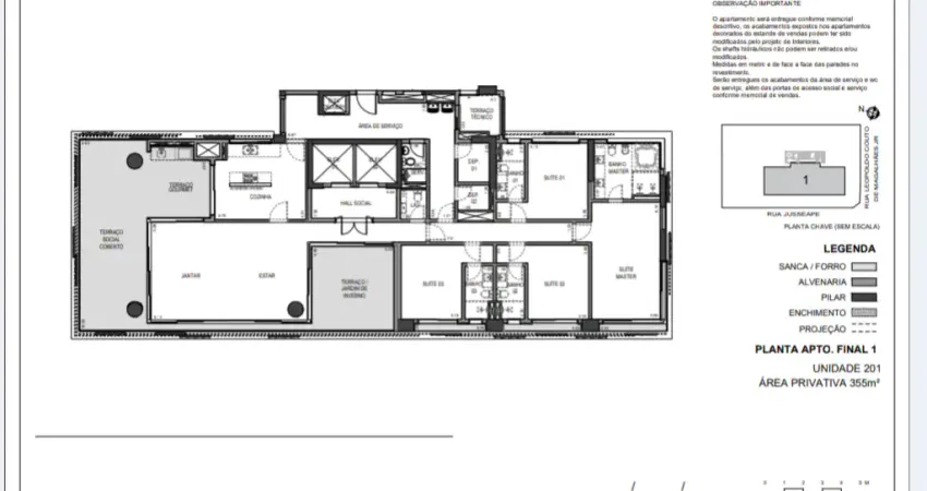 Excelente apartamento 355 m, 4 suítes, 4 vagas ,  um por andar Itaim Bibi