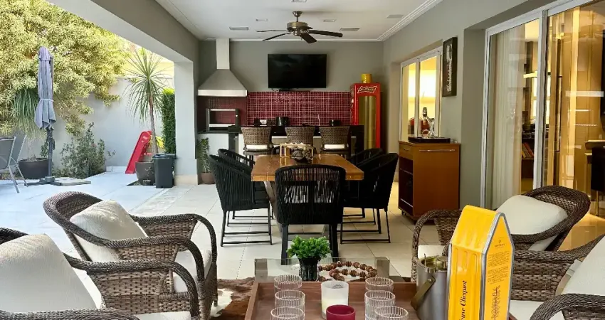 Casa sobrado de alto padrão para venda no condomínio residencial alphaville dom pedro, campinas/ sp