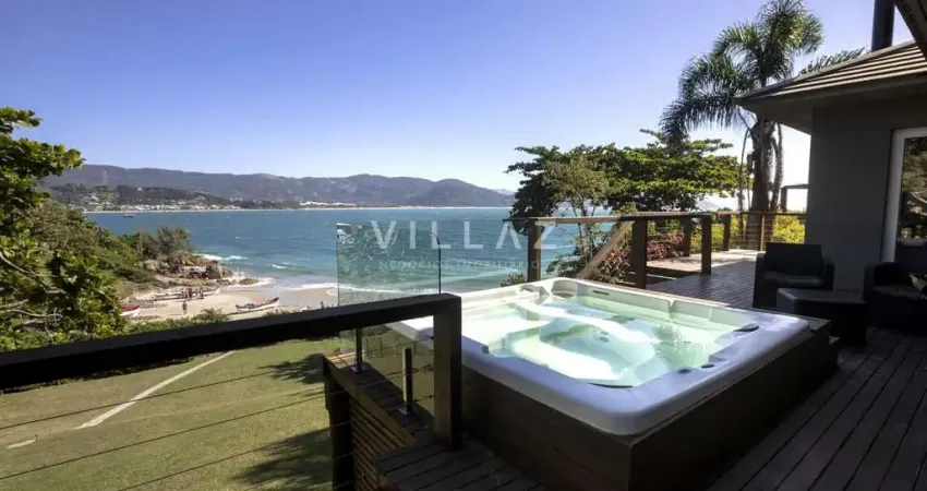 Casa pé na areia com vista total para o mar – Praia da Vigia, Garopaba