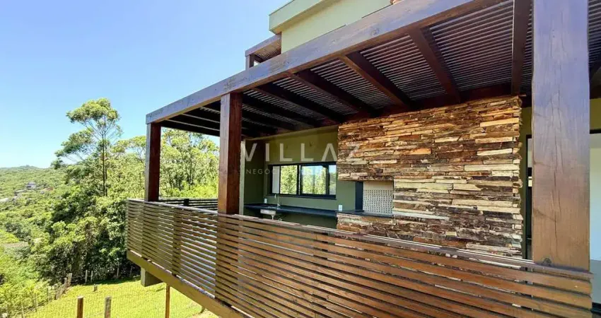 Casa nova com vista pra lagoa com 3 dormitórios praia da ferrugem - garopaba/sc