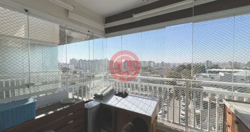 Apartamento de 75m2 com 3 quartos à venda na vila apiaí (paraíso), santo andré-sp. varanda gourmet, 1 suíte, cond clube, 2 vagas de garagem!