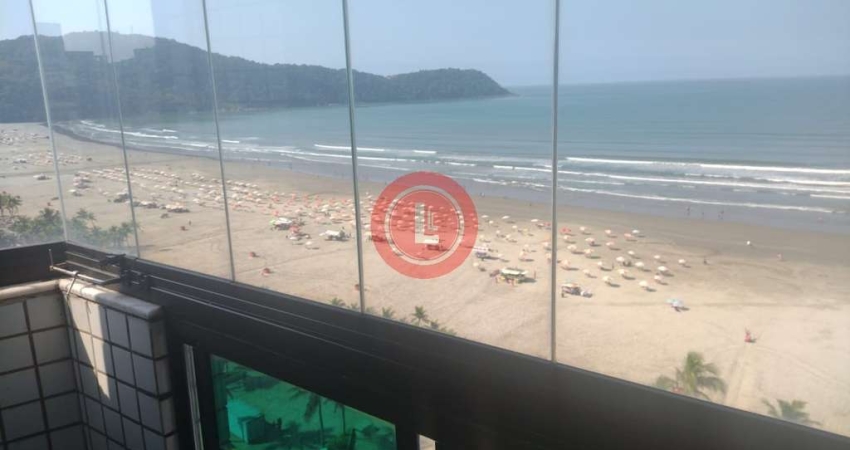 Apartamento de 110m2 com 3 quartos para venda ou locação na Guilhermina, Praia Grande-SP: 2 salas, 2 banheiros, 1 vaga!