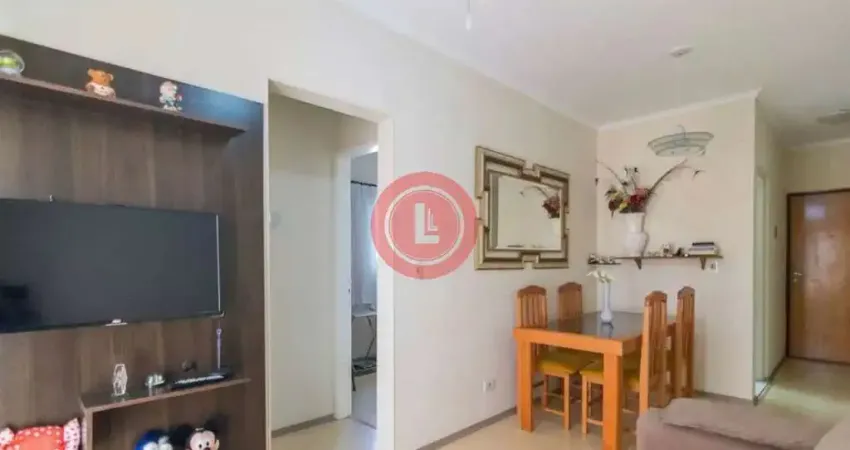 Apartamento de 59m2 com 2 quartos à venda em Santo André-SP, Vila Valparaíso: 2 quartos, 2 salas, 1 banheiro, 2 vagas de garagem.
