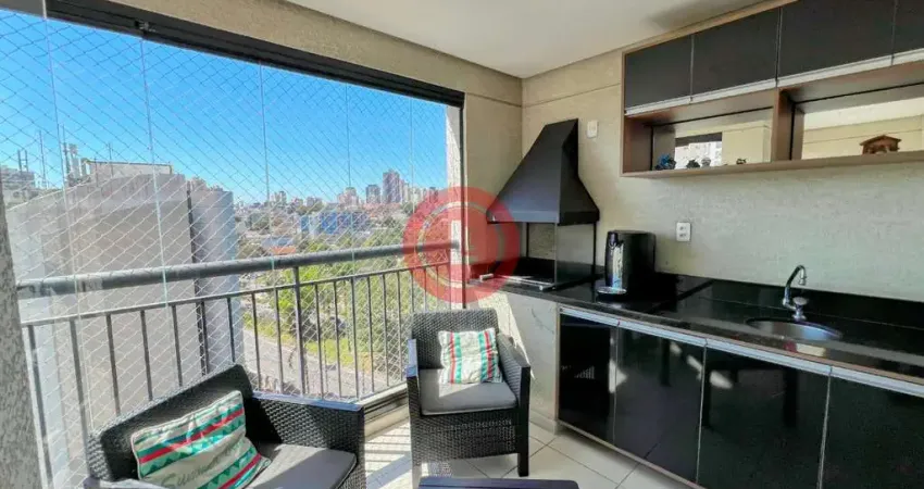 Apartamento de 86m2 com 2 quartos (sala ampliada) e 2 vagas, à venda no royale tresor! jardim bela vista em santo andré sp!