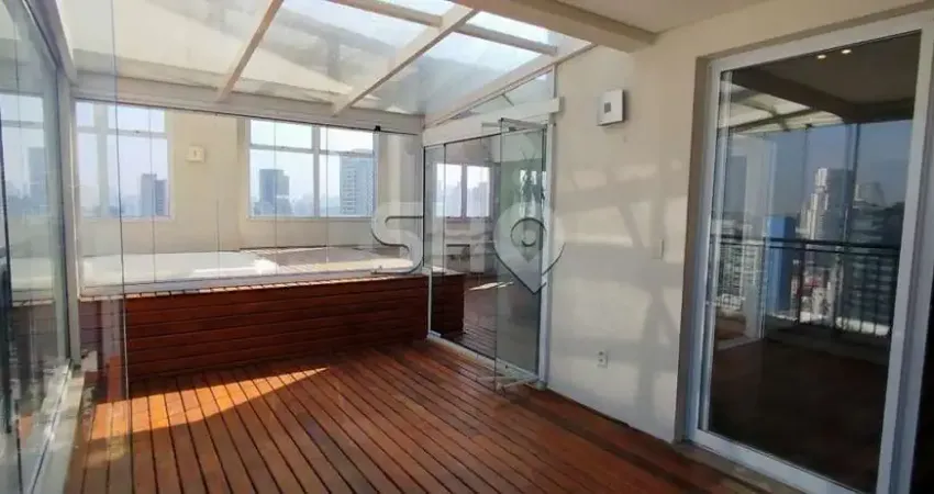 Cobertura com 1 quarto à venda na Rua Cunha Gago, 181, Pinheiros, São Paulo