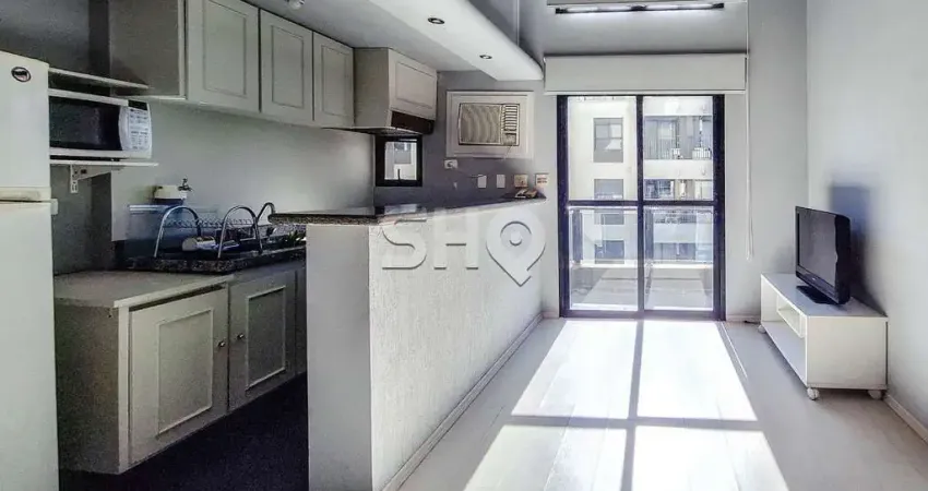 Flat com 1 quarto à venda na Avenida Moema, 177, Moema, São Paulo