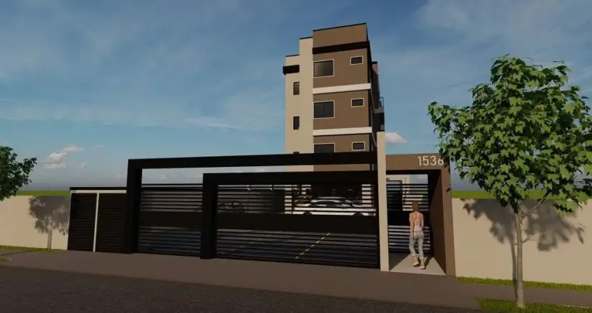 Apartamento para venda em são josé dos pinhais, parque da fonte, 2 dormitórios, 1 suíte, 2 banheiros, 1 vaga