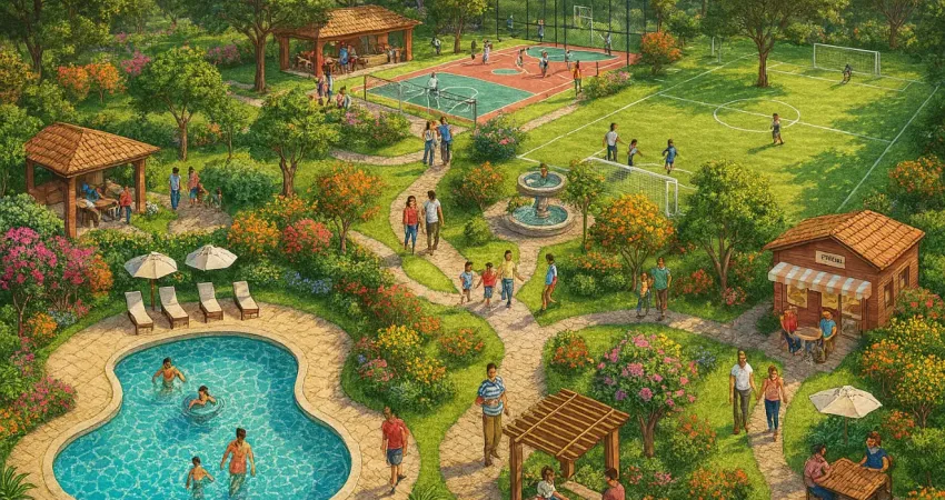 Condomínio de luxo, na go 020, pista duplicada, região nobre