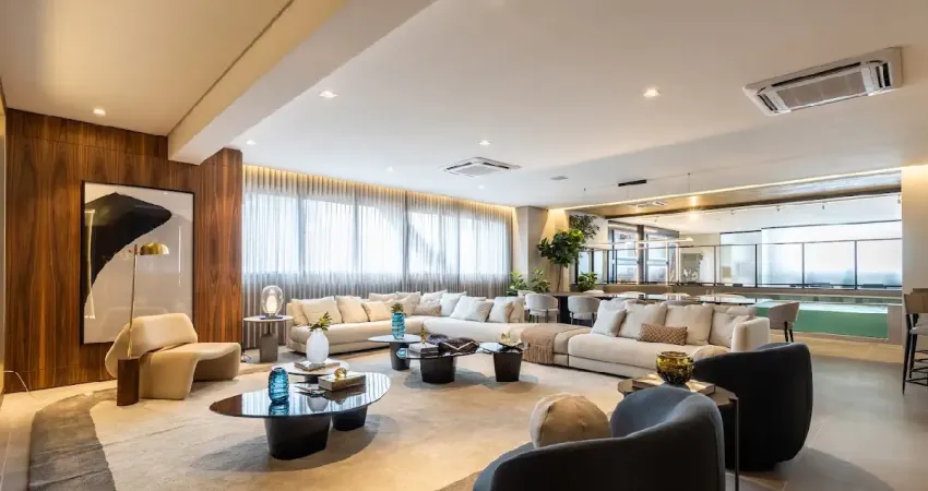 Lindo apartamento com piscina na varanda, na avenida ricardo paranhos