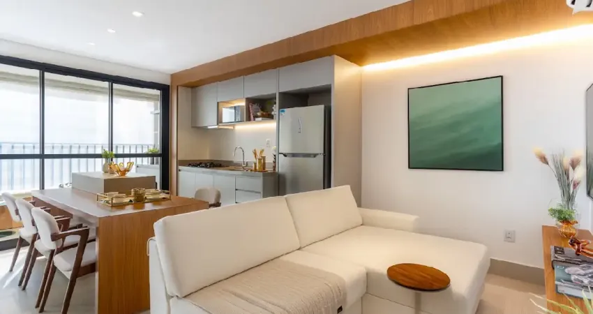 Apartamento de 2 quartos mobiliado, pronto para morar, perto da avenida ricardo paranhos