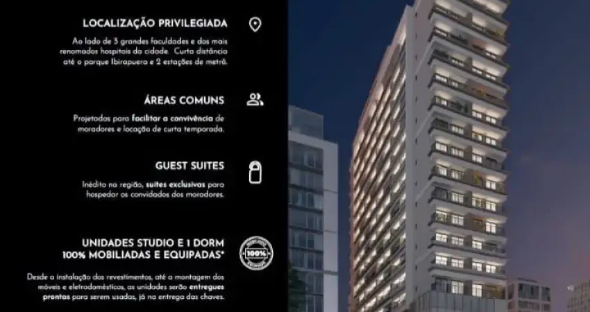 Apartamento com 1 quarto à venda em Moema, São Paulo 