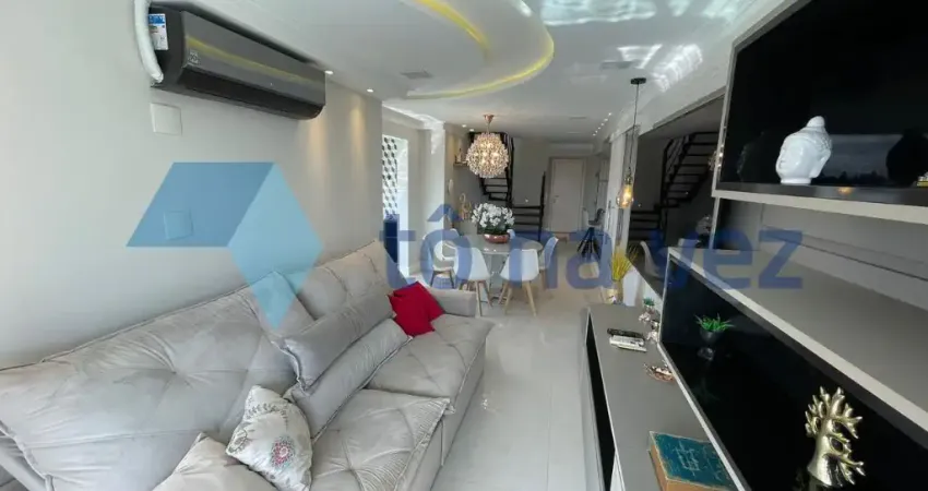 Cobertura com 196m² 2 dormitórios no guarujá à venda ou locação