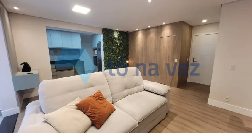 Apartamento 90m² à venda com varanda gourmet em centro, santo andré - sp
