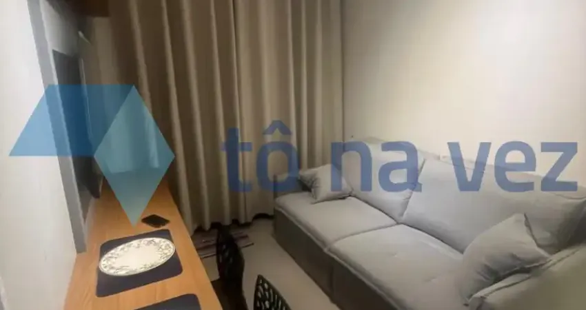 Apartamento mobiliado 37m² à venda com 2 dormitórios em vila valparaíso, santo andré