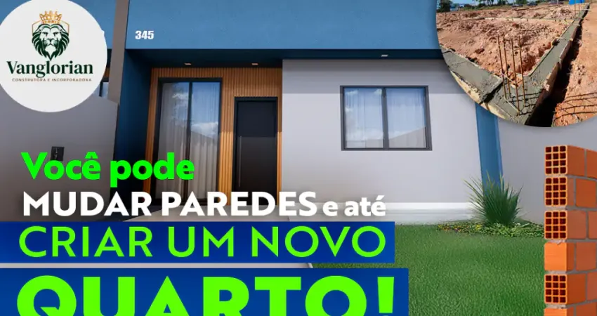 Casa á venda Fazenda Rio Grande com Garagem, 2 quartos que pode ampliar para 3,  126m² total
