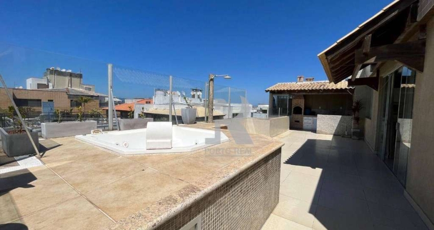 Cobertura com 4 dormitórios à venda, 260 m² por R$ 1.800.000,00 - Algodoal - Cabo Frio/RJ