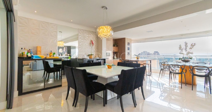 Apartamento à venda no Tatuapé com 172,56 m² - VARANDA GOURMET