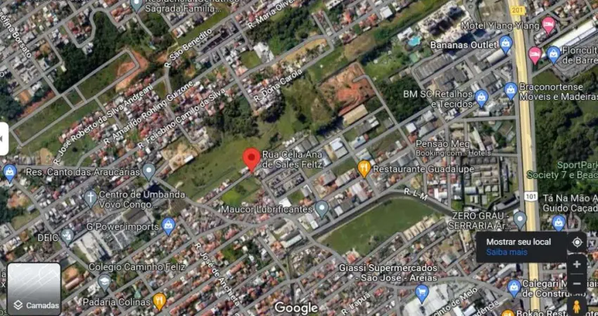 Terreno à venda na Rua Célia Ana de Sales Feltz, 35, Serraria, São José