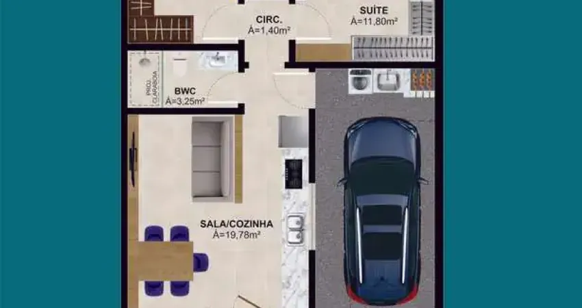 Casa com 2 quartos à venda na Gervásio José da Silva, SN, Forquilhas, São José